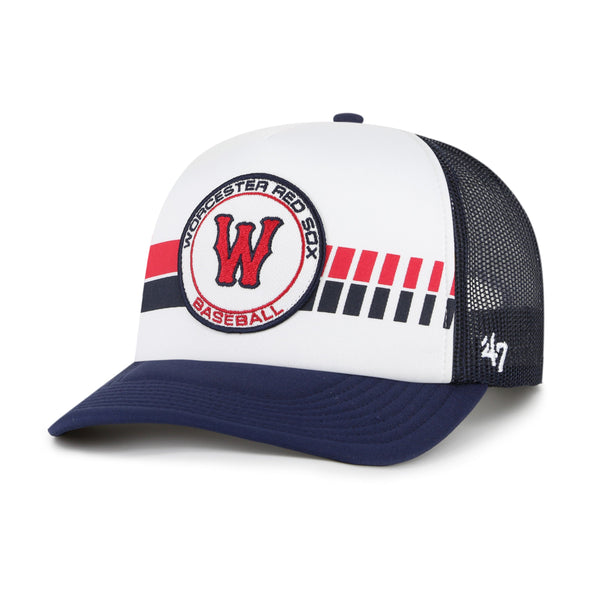 Worcester Red Sox '47 Navy Foam Wax Pack Trucker