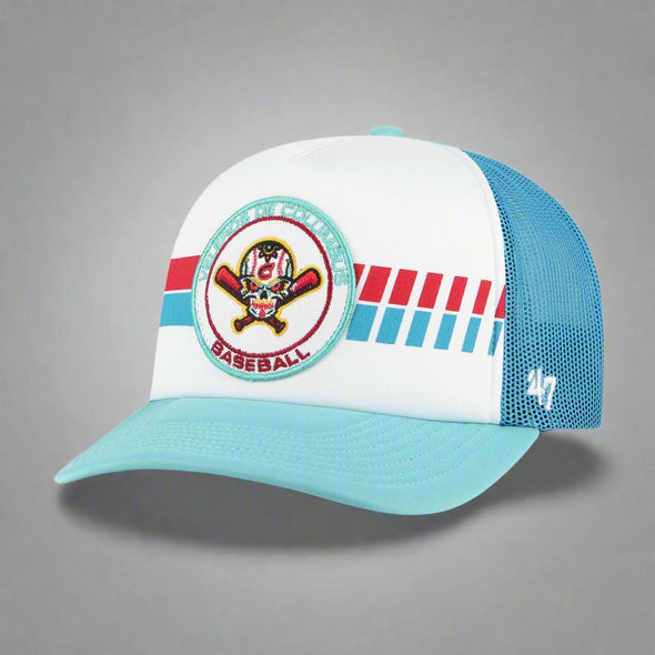 Columbus Clippers 47 Brand Wax Pack Copa Veleros Foam Mesh Trucker