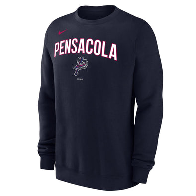 Pensacola Blue Wahoos Nike Crewneck