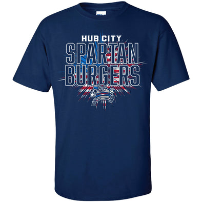 Adult Navy Fireworks Tee