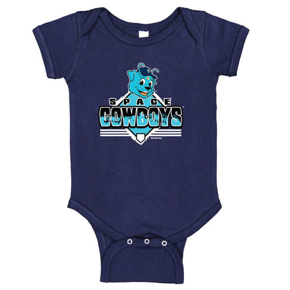 Sugar Land Space Cowboys Bimm Ridder Infant Onesie Marino - FINAL SALE