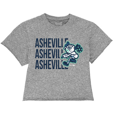 The Asheville Tourists Youth Girls Retro Brand Top