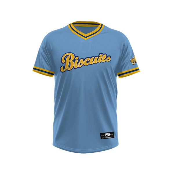 Authentic Powder Blue Biscuits Jersey