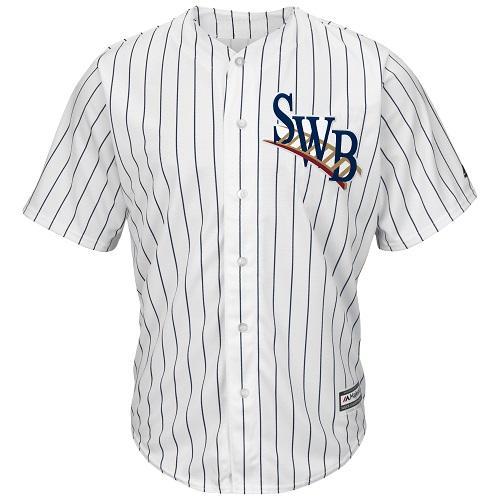 Scranton/Wilkes-Barre RailRiders Majestic Adult Home Cool-Base Jersey