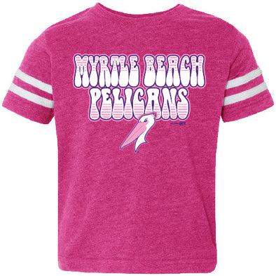 Myrtle Beach Pelicans Bimm Ridder Toddler Pink Shambayla Sporty Tee
