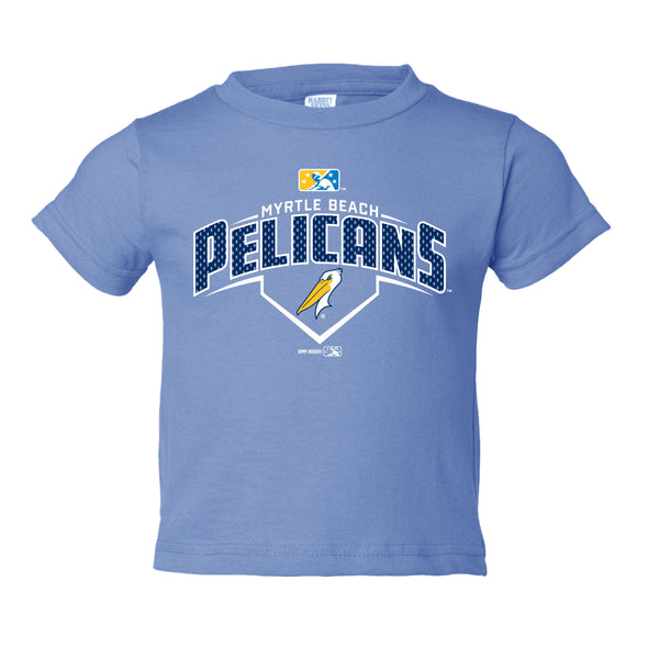 Myrtle Beach Pelicans Bimm Ridder Infant Carolina Blue Splinter Tee