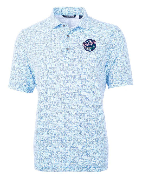 FredNats Blue Botanical Polo