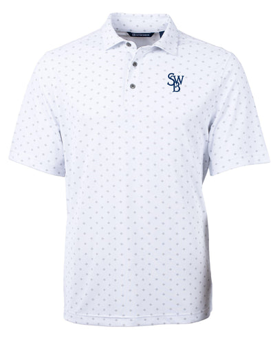 Scranton Wilke's-Barre RailRiders Cutter & Buck Tile Polo