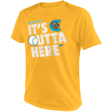 Charlotte Knights Retro Brand Youth Back Back Back Tee