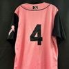 PINK/BLACK JERSEY WITH RIBBON ON SLEEVE-SIZE 46, SACRAMENTO RIVER CATS