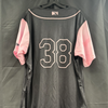 PINK/BLACK JERSEY #38-SIZE 48, SACRAMENTO RIVER CATS