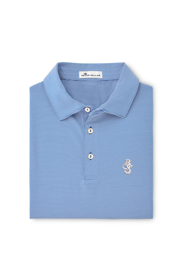 Shuckers Jubilee Stripe Performance Polo by Peter Millar