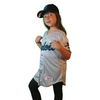 Beloit Sky Carp Youth Road Grey Replica Jersey