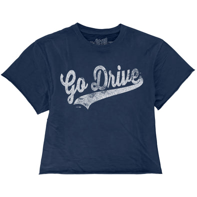 Greenville Drive Retro Brand Youth Navy Cut Off Tee