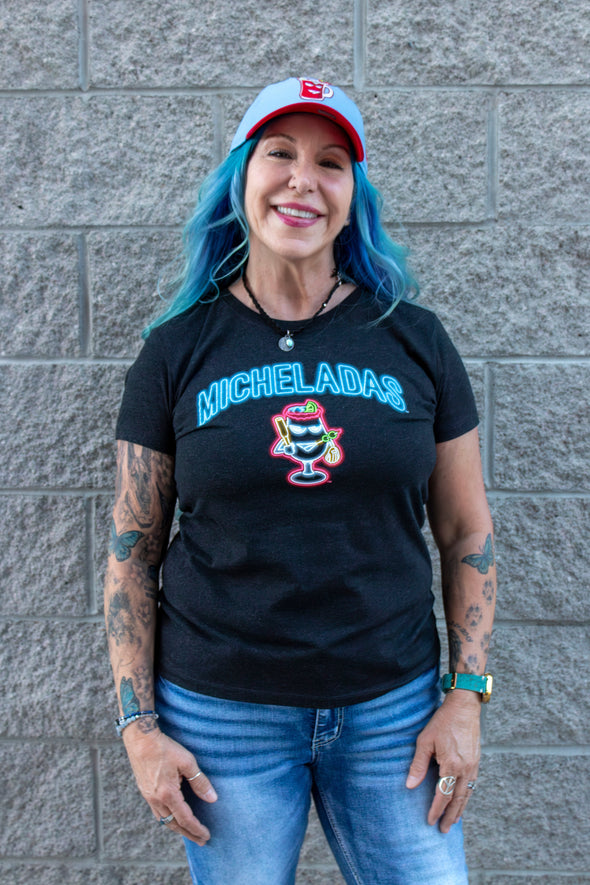Michelada Copa De Reno 2025 Ladies Neon Script Tee