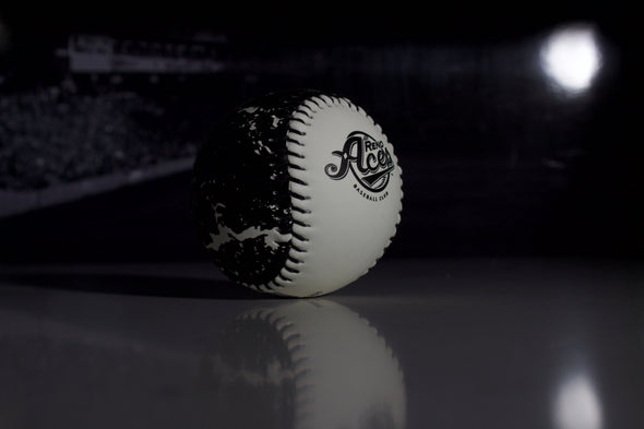 Glow in the Dark Paint Splatter Baseball