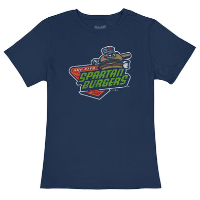 W Women’s Hub City Spartanburgers Primary Logo T-Shirt