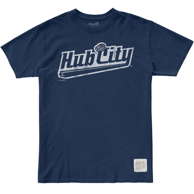 Youth Navy Hub City Retro Tee