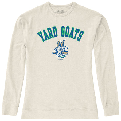 Hartford Yard Goats Retro Brand Women's Washed Haachi Fleece Crew