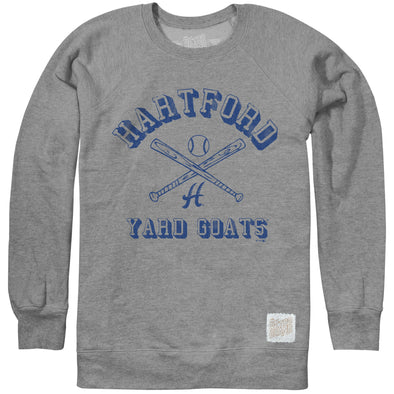 Hartford Yard Goats Retro Brand Bats Crewneck