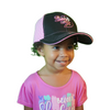 Beloit Sky Carp Pink/Black Youth Polka Dot Snapback