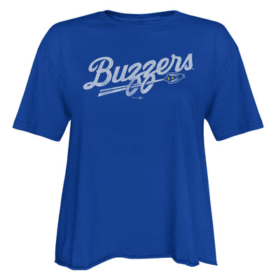 Ladies OTB S/S Buzzers Cut Off Tee