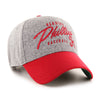 '47 MVP Adjustable Gray and Red Reading Phillies Hat