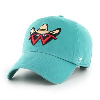 Wichita Wind Surge '47 Teal Wichita Wranglers Clean Up Cap