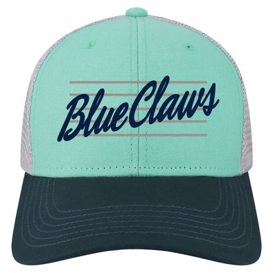 Jersey Shore BlueClaws Mint Mesh Snapback