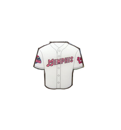 Memphis Redbirds Home Jersey Lapel Pin
