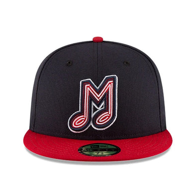 Memphis Redbirds New Era 59Fifty Fitted Authentic Collection Navy/Red Alternate Cap