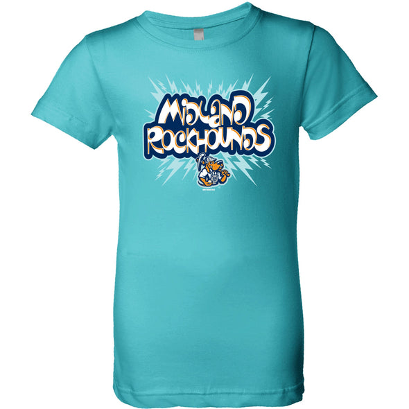 Midland RockHounds Girls Lightning Tee