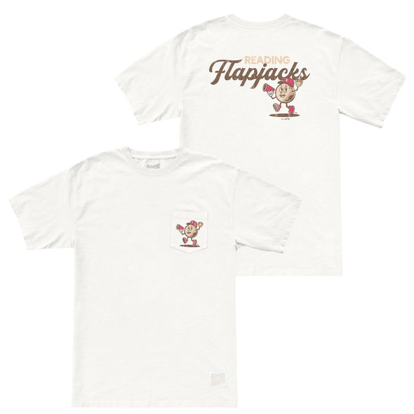 Retro Brand White Flapjacks Pocket Tee