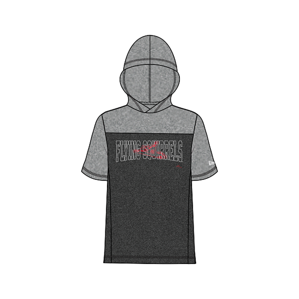 Richmond Flying Squirrels New Era Short Sleeve Hoodie Tech Tee