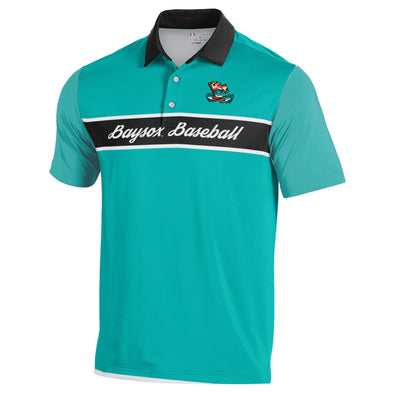 Chesapeake Baysox UA ADULT Armourfuse Polo TEAL