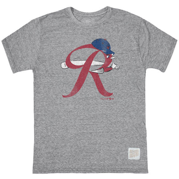 Tacoma Rainiers Retro Brand Gray Swingin' R Tee