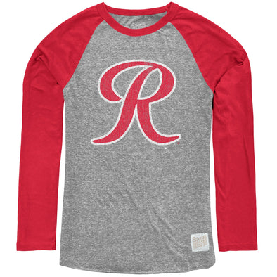 Tacoma Rainiers Retro Brand Red Raglan Tee