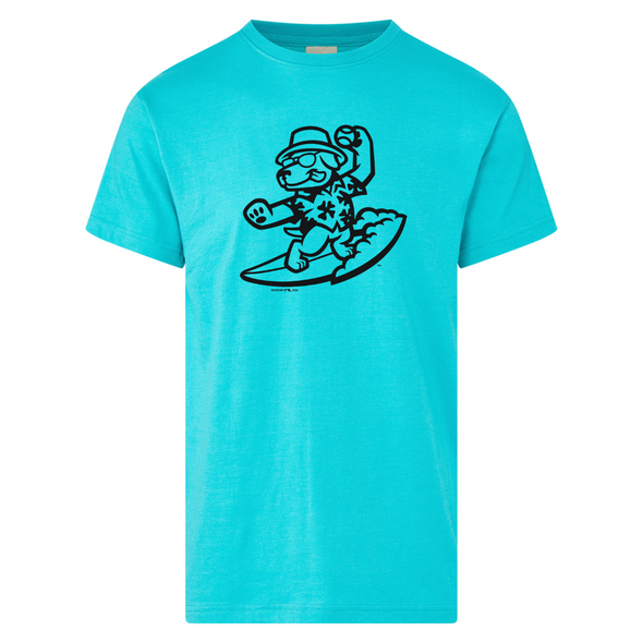 Clearwater BeachDogs MV Sport Electric Turquoise Tee