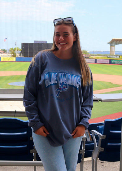 Pensacola Blue Wahoos Coastal Color Long Sleeve