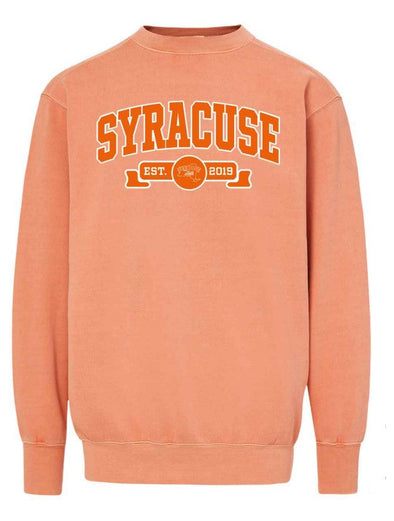 Syracuse Mets MV Tangerine Crewneck