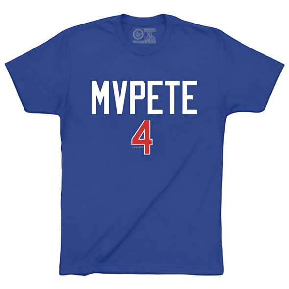 Obvious Shirts MVPETE 4 T-shirt