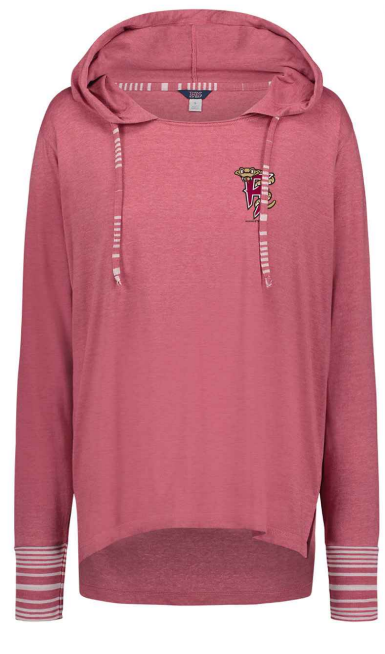 Timber Rattlers MV Sport Women's Dusty Rose Serenity Hood