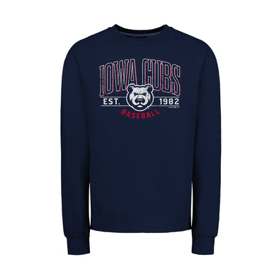 Men's Iowa Cubs Vintage Navy Crewneck, Navy