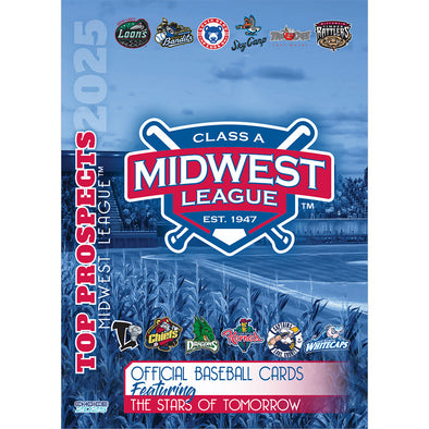 West Michigan Whitecaps 2025 Midwest League Top Prospects Card Set