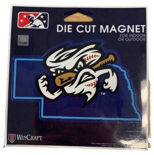 Omaha Storm Chasers Wincraft Vortex State Die Cut Magnet