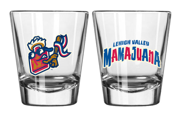 Lehigh Valley IronPigs Batting Mamajuana Shot Glass