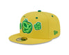 Fort Wayne Manzanas Luchadoras 2025 On-Field 59FIFTY Yellow Cap