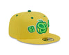 Fort Wayne Manzanas Luchadoras 2025 On-Field 59FIFTY Yellow Cap