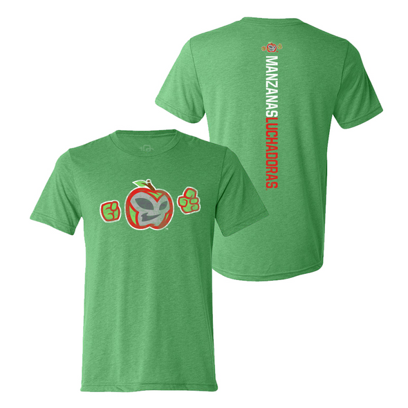 Manzanas Luchadoras Razorback Green Tee