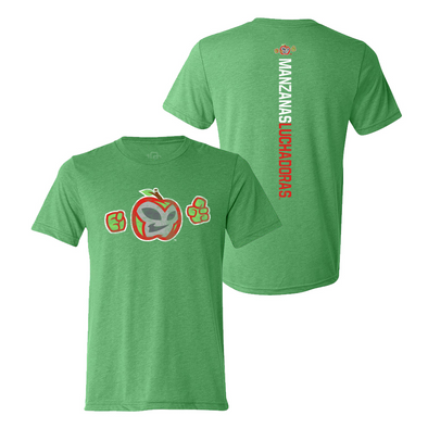 Fort Wayne Manzanas Luchadoras Razorback Green Tee
